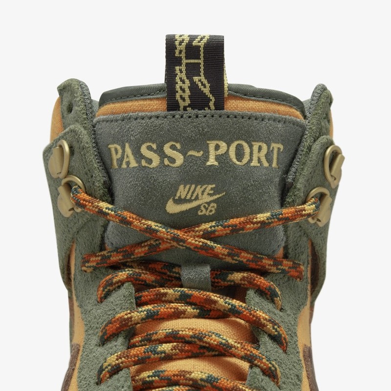 Pass~Port x Nike SB Dunk High Workboot | DO6119-300 | Grailify